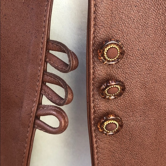 🎉Host Pick🎉Dark caramel leather jacket - Picture 8 of 8